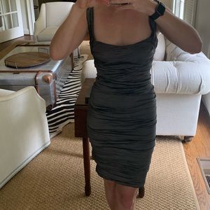 Nicole Miller Grey Cocktail Dress